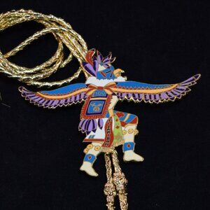 El Zaribah 1996 Eagle Dancer Shriners Bolo Tie